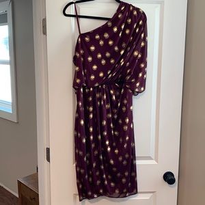 Adrianna Papell One Shoulder Cocktail Dress